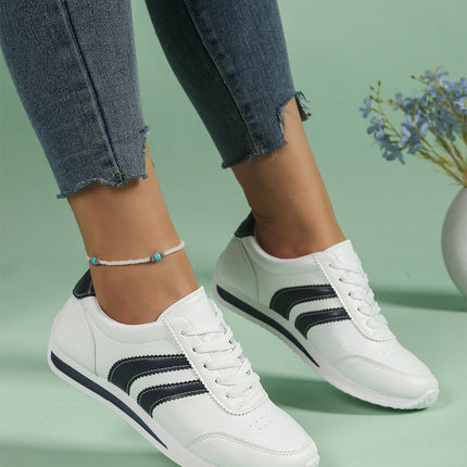 Isabella Lace Up Flat Shoes