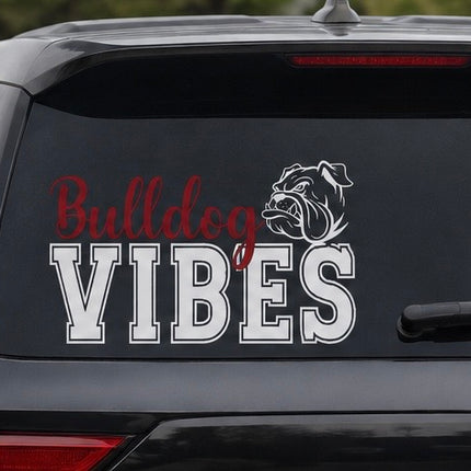 Bulldog Car Decal