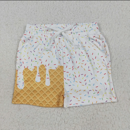 Kids Ice Cream Drip Swim Shorts
