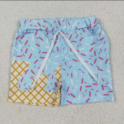 Kids Ice Cream Drip Swim Shorts