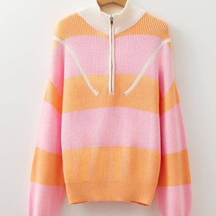 Claire Half Zip Oversize Sweater