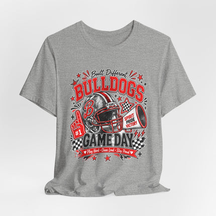 Bulldogs Gameday Football T‑Shirt — Proud Team Fan Tee