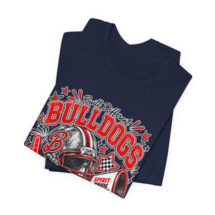 Bulldogs Gameday Football T‑Shirt — Proud Team Fan Tee