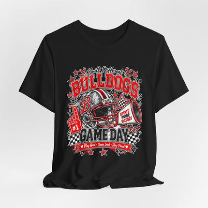 Bulldogs Gameday Football T‑Shirt — Proud Team Fan Tee