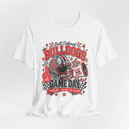 Bulldogs Gameday Football T‑Shirt — Proud Team Fan Tee