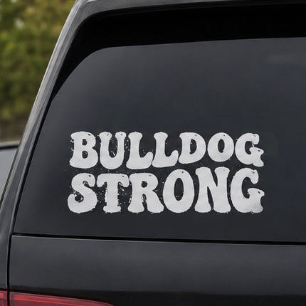 Bulldog Car Decal