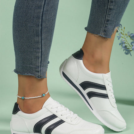 Isabella Lace Up Flat Shoes