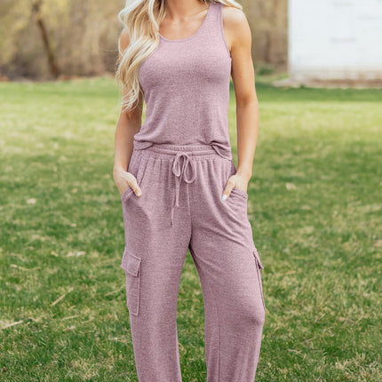 Maeve Bouquet Casual Tank Top Set