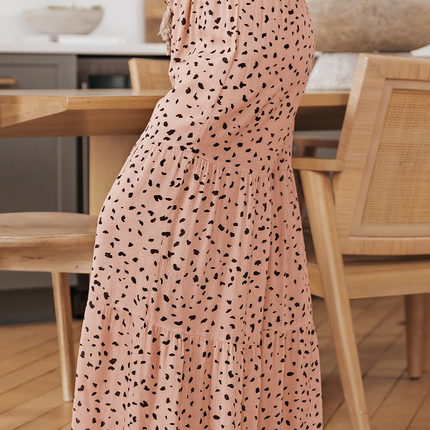 Analia Leg Dalmatian Palazzo Pants