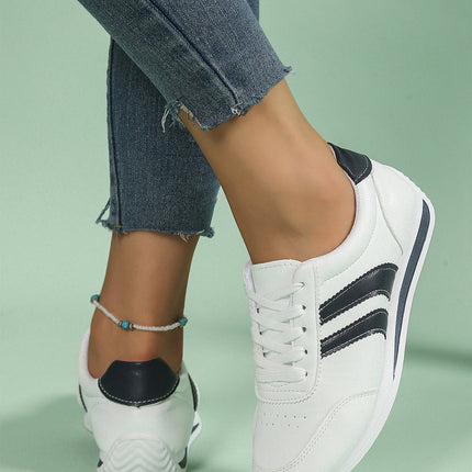 Isabella Lace Up Flat Shoes