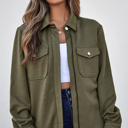 Remi Zip Up Flap Shirt