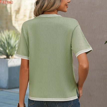 Cecelia Trim Half Sleeve Sweater