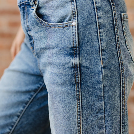 Milena Seam Detail Shift Jeans