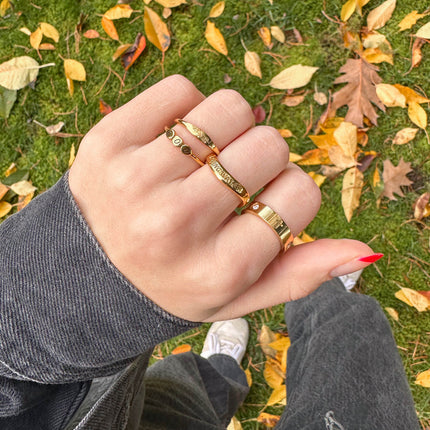 God Letter Ring