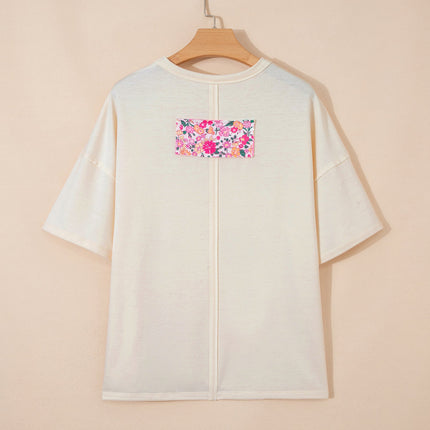 Poppy Big Flower Oversize Tee