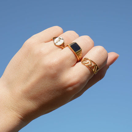 Highs and Lows Statement Ring