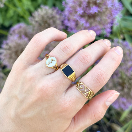 Highs and Lows Statement Ring