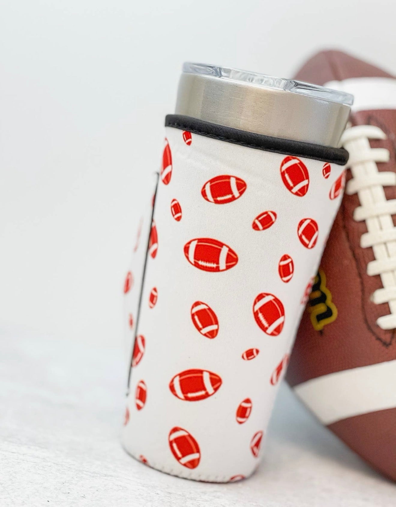 Football Tumbler Sleeve