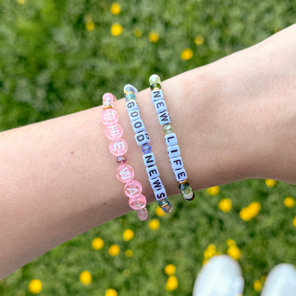 Good News Letter Bracelet