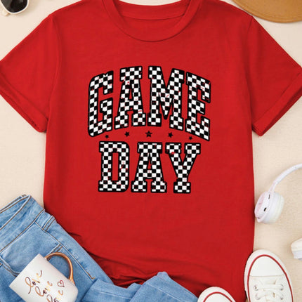 Checkered Game Day Tee