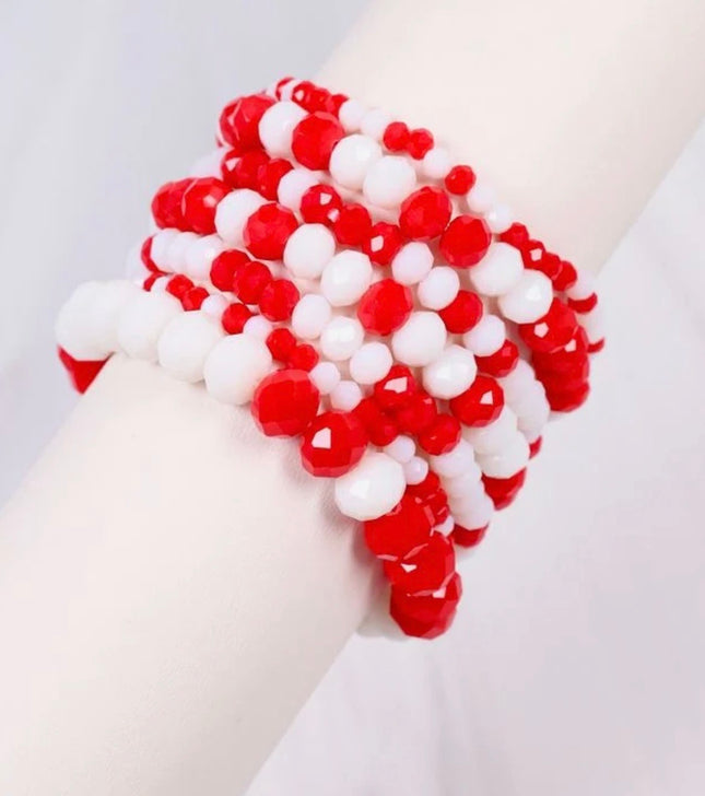 GLASS BRACELET STACK