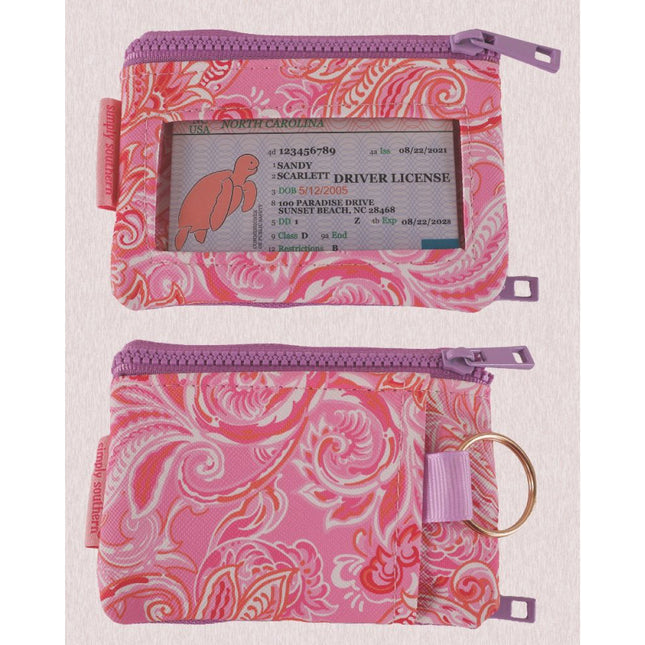 Simply Southern® ID Wallet: Pink Paisley