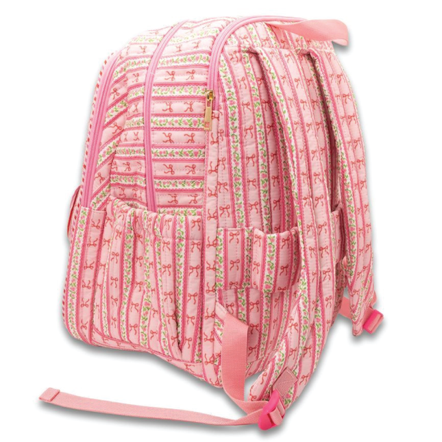 Simply Southern® Quilted Backpack: Pink