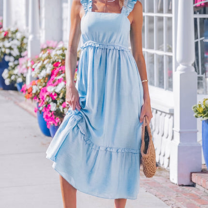 Emily Waist Sleeveless Maxi Dress