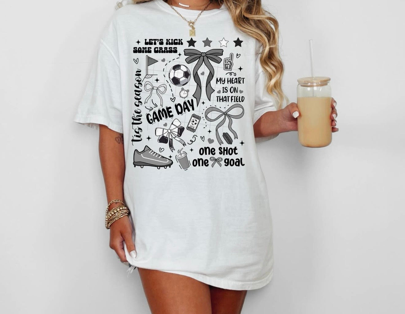 ⚽ Sideline Sweetheart Graphic Tee