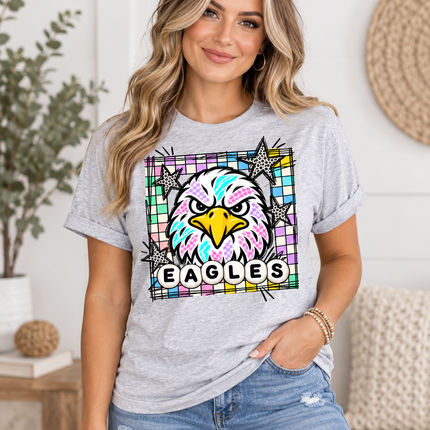 Color Pop Eagles Spirit Tee
