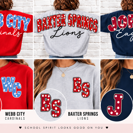Custom School Spirit Crewneck