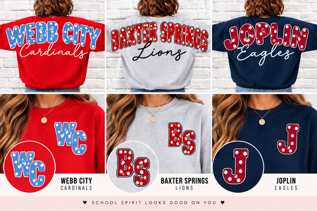 Custom School Spirit Crewneck