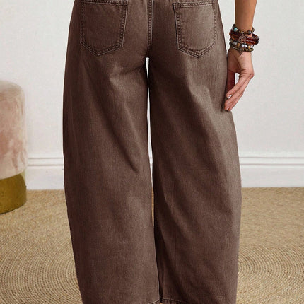 Rhea ankle Length Barrel Jeans