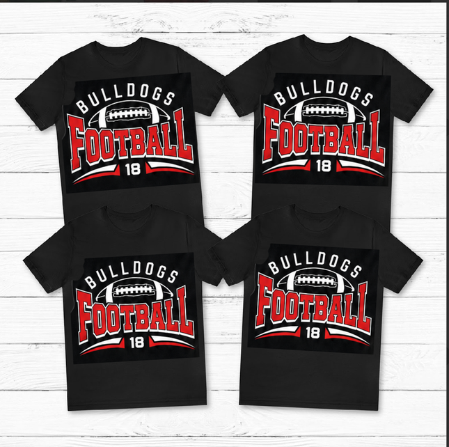Custom Football Tee