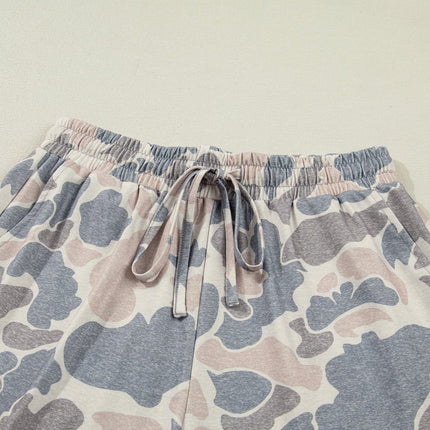Mya Camo Loose Tee Set