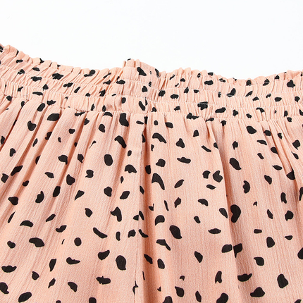 Analia Leg Dalmatian Palazzo Pants