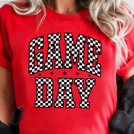 Checkered Game Day Tee