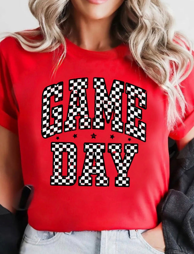 Checkered Game Day Tee