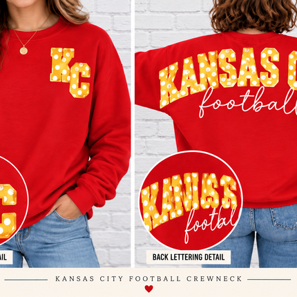 KC Sunday Spirit Sleeve-to-Sleeve Crewneck