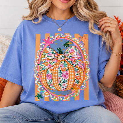 Pumpkin Patch Bow Graphic Tee