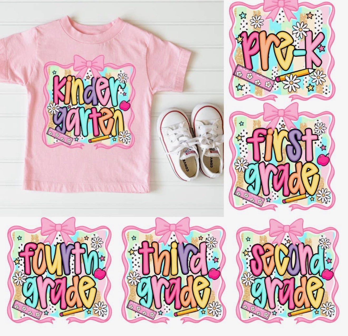 Pastel Grade Level Tee