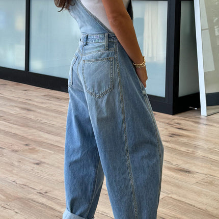 Brooklyn adjustable Buckle Barrel Overalls