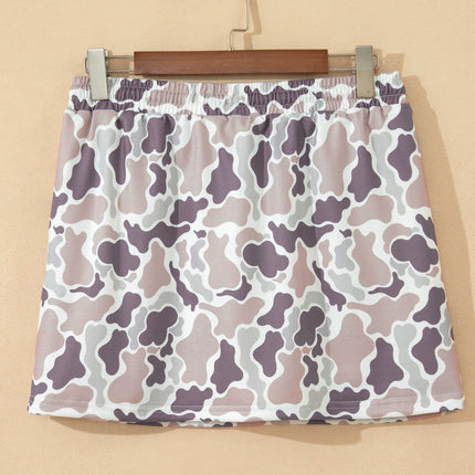 Amari Waist Drawstring Mini Skort
