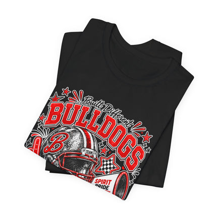 Bulldogs Gameday Football T‑Shirt — Proud Team Fan Tee