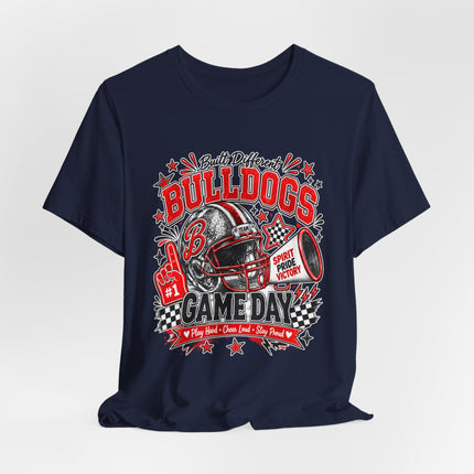 Bulldogs Gameday Football T‑Shirt — Proud Team Fan Tee
