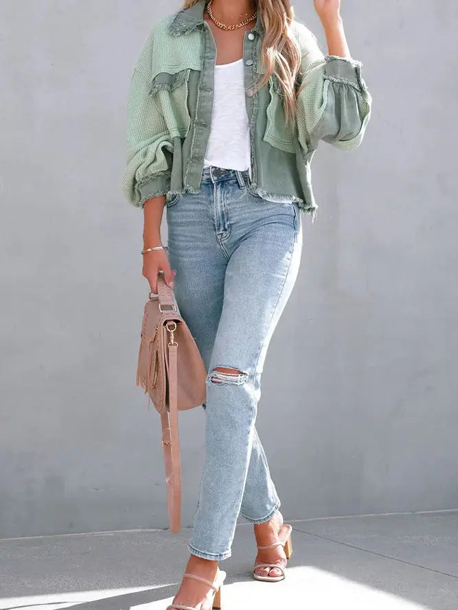 Willow Waffle Knit Jacket