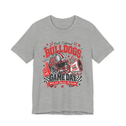 Bulldogs Gameday Football T‑Shirt — Proud Team Fan Tee