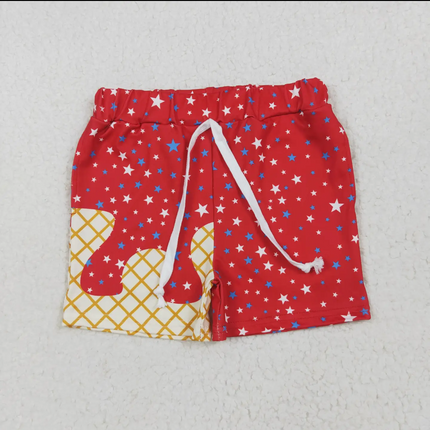 Kids Ice Cream Drip Swim Shorts