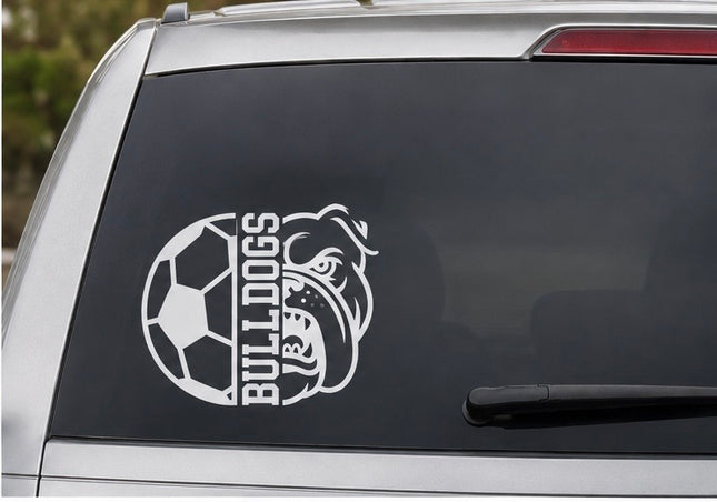 Bulldog Car Decal