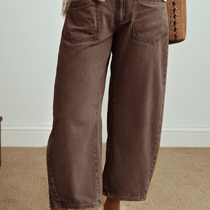 Rhea ankle Length Barrel Jeans